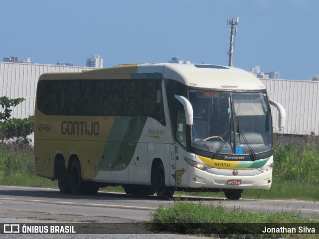 Empresa Gontijo de Transportes 18450 na cidade de Jaboatão dos Guararapes, Pernambuco, Brasil, por Jonathan Silva. ID da foto: 9991518.