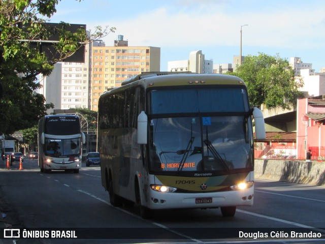 Empresa Gontijo de Transportes 17045 na cidade de Belo Horizonte, Minas Gerais, Brasil, por Douglas Célio Brandao. ID da foto: 9992542.