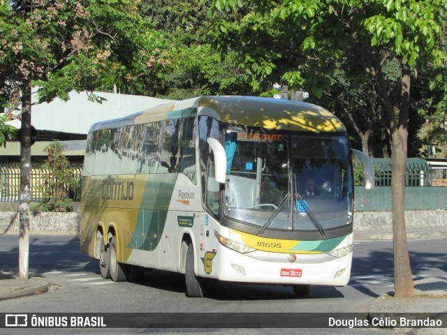 Empresa Gontijo de Transportes 18695 na cidade de Belo Horizonte, Minas Gerais, Brasil, por Douglas Célio Brandao. ID da foto: 9991791.