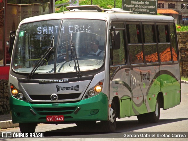 Turin Transportes 3255 na cidade de Ouro Preto, Minas Gerais, Brasil, por Gerdan Gabriel Bretas Corrêa. ID da foto: 9995570.