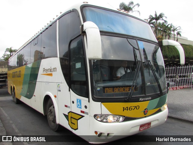 Empresa Gontijo de Transportes 14670 na cidade de Belo Horizonte, Minas Gerais, Brasil, por Hariel Bernades. ID da foto: 9994231.