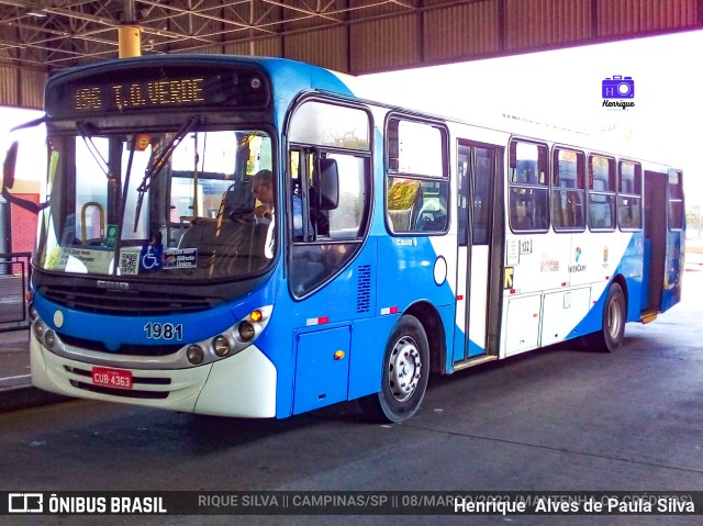 VB Transportes e Turismo 1981 na cidade de Campinas, São Paulo, Brasil, por Henrique Alves de Paula Silva. Número da foto: #9994308.