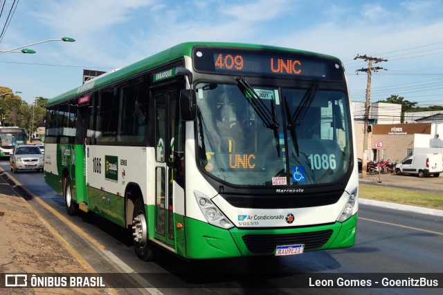 Viação Paraense Cuiabá Transportes 1086 na cidade de Cuiabá, Mato Grosso, Brasil, por Leon Gomes. Número da foto: #9994172.