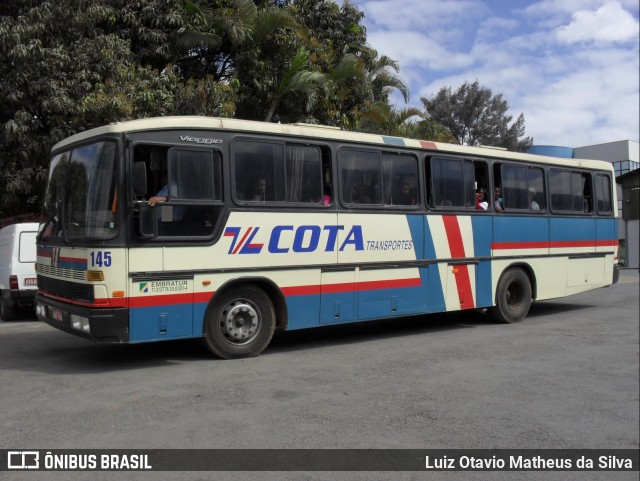 Viação Cota - Cota Transportes 145 na cidade de Matozinhos, Minas Gerais, Brasil, por Luiz Otavio Matheus da Silva. ID da foto: 9995314.