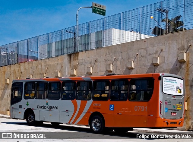 Viação Osasco 0791 na cidade de Osasco, São Paulo, Brasil, por Felipe Goncalves do Vale. Número da foto: #9994074.