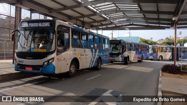 Viação Nossa Cidade 00407 na cidade de Franco da Rocha, São Paulo, Brasil, por Espedito de Brito Gomes. Número da foto: #9997472.