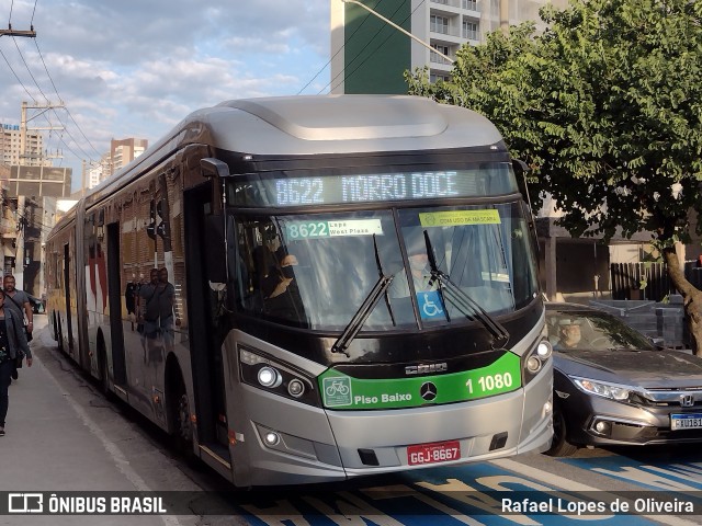 Viação Santa Brígida 1 1080 na cidade de São Paulo, São Paulo, Brasil, por Rafael Lopes de Oliveira. ID da foto: 9997862.