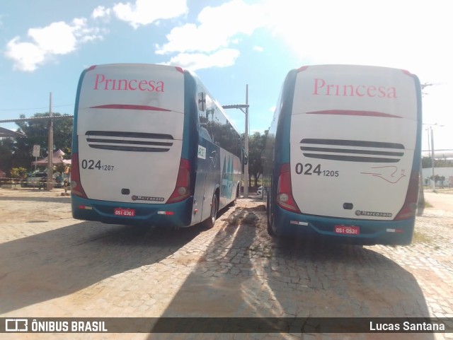 Viação Princesa dos Inhamuns 207 na cidade de Canindé, Ceará, Brasil, por Lucas Santana . Número da foto: #9997720.