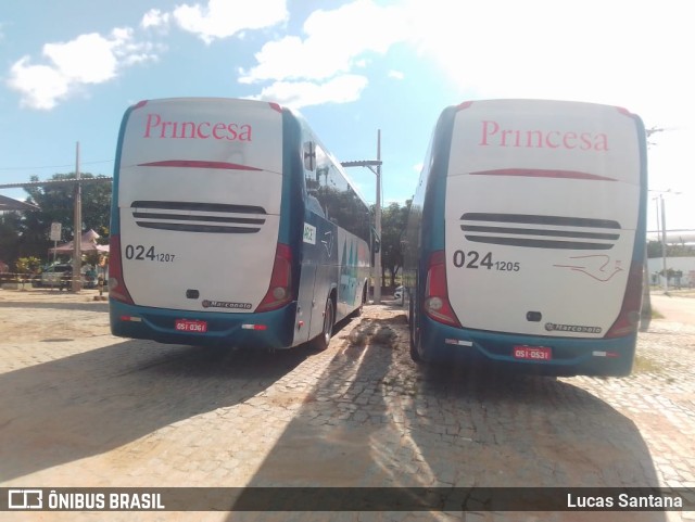 Viação Princesa dos Inhamuns 207 na cidade de Canindé, Ceará, Brasil, por Lucas Santana . ID da foto: 9997720.