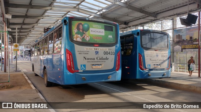 Viação Nossa Cidade 00433 na cidade de Franco da Rocha, São Paulo, Brasil, por Espedito de Brito Gomes. Número da foto: #9997483.