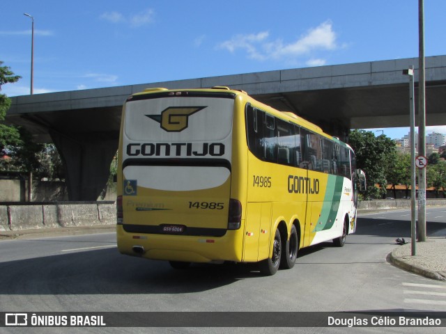 Empresa Gontijo de Transportes 14985 na cidade de Belo Horizonte, Minas Gerais, Brasil, por Douglas Célio Brandao. ID da foto: 9997245.