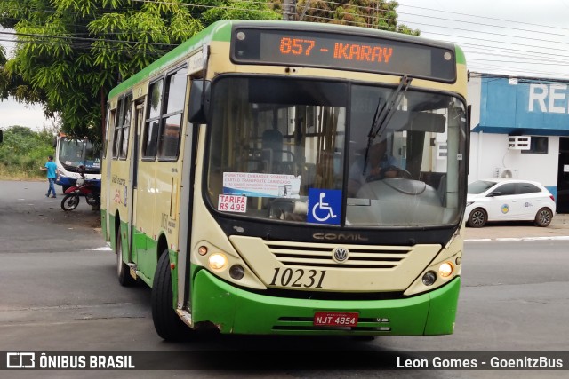 União Transportes 10231 na cidade de Várzea Grande, Mato Grosso, Brasil, por Leon Gomes. ID da foto: 9997603.