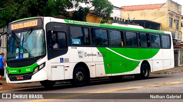 Caprichosa Auto Ônibus B27027 na cidade de Rio de Janeiro, Rio de Janeiro, Brasil, por Nathan Gabriel. Número da foto: #9997551.