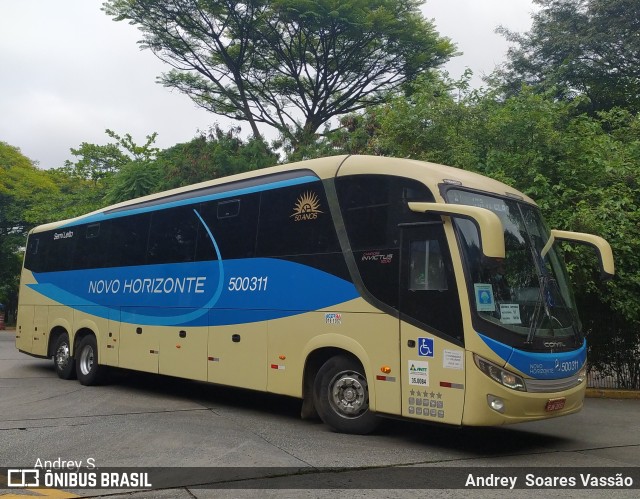 Viação Novo Horizonte 500311 na cidade de São Paulo, São Paulo, Brasil, por Andrey  Soares Vassão. Número da foto: #9999769.