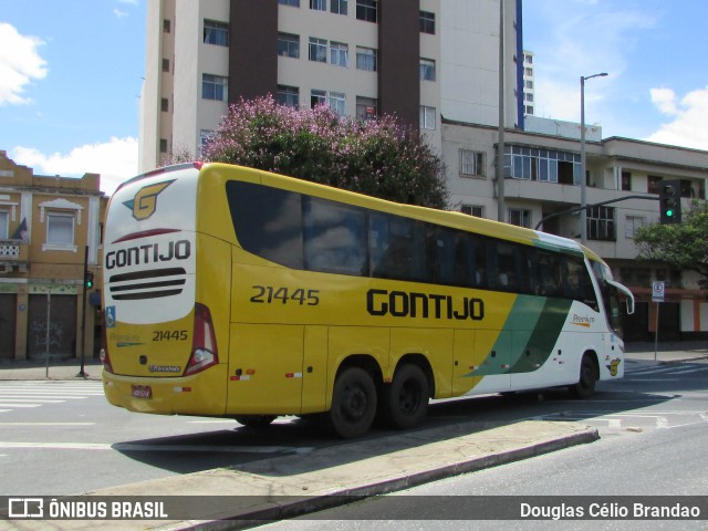 Empresa Gontijo de Transportes 21445 na cidade de Belo Horizonte, Minas Gerais, Brasil, por Douglas Célio Brandao. ID da foto: 10001130.