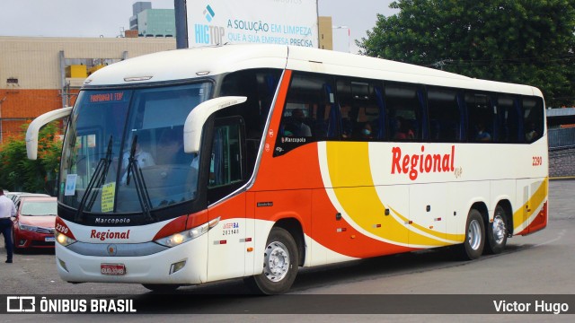 Viação Regional 2290 na cidade de Feira de Santana, Bahia, Brasil, por Victor Hugo. Número da foto: #9999089.