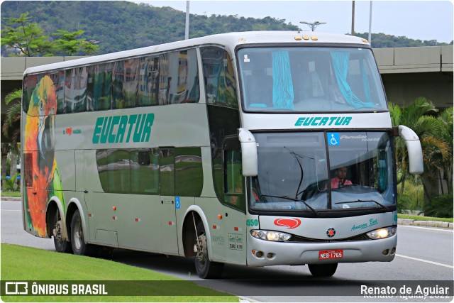 Eucatur - Empresa União Cascavel de Transportes e Turismo 4550 na cidade de Florianópolis, Santa Catarina, Brasil, por Renato de Aguiar. ID da foto: 9999751.