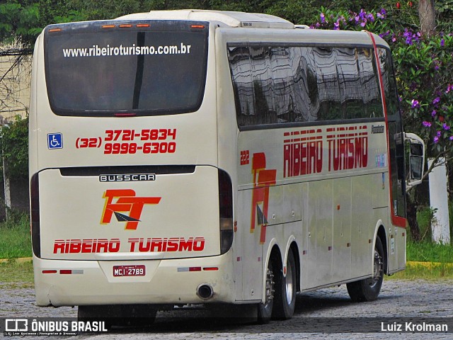 Ribeiro Turismo 2212 na cidade de Juiz de Fora, Minas Gerais, Brasil, por Luiz Krolman. ID da foto: 9999156.