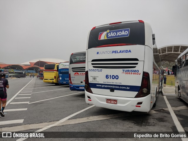 São João Votorantim - Sorotur Turismo 6100 na cidade de Aparecida, São Paulo, Brasil, por Espedito de Brito Gomes. Número da foto: #10001231.