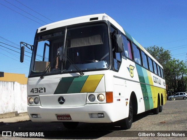 Empresa Gontijo de Transportes 4321 na cidade de Teresina, Piauí, Brasil, por Gilberto  Sousa Nunes. ID da foto: 9999858.