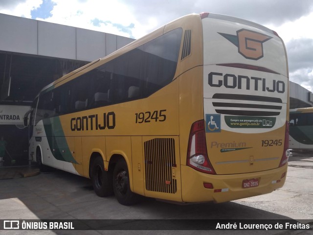 Empresa Gontijo de Transportes 19245 na cidade de Perdões, Minas Gerais, Brasil, por André Lourenço de Freitas. ID da foto: 10000759.