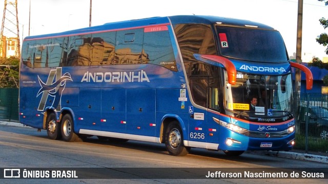 Empresa de Transportes Andorinha 6256 na cidade de São Paulo, São Paulo, Brasil, por Jefferson Nascimento. Número da foto: #9999042.