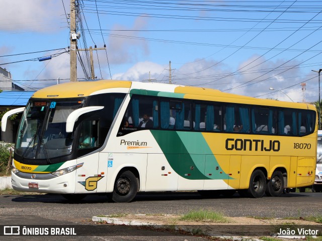 Empresa Gontijo de Transportes 18070 na cidade de Teresina, Piauí, Brasil, por João Victor. ID da foto: 9998913.