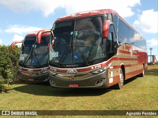 Santa Maria Fretamento e Turismo > Transportes Santa Maria(SP) 370 na cidade de Leme, São Paulo, Brasil, por Agnaldo Penides. Número da foto: #10000420.