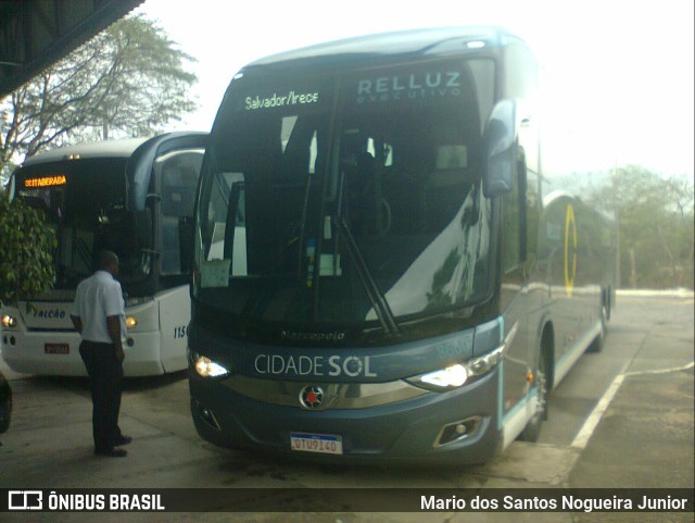 Viação Cidade Sol 8660 na cidade de Piritiba, Bahia, Brasil, por Mario dos Santos Nogueira Junior. Número da foto: #9999486.