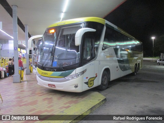 Empresa Gontijo de Transportes 21385 na cidade de João Monlevade, Minas Gerais, Brasil, por Rafael Rodrigues Forencio. ID da foto: 10001711.