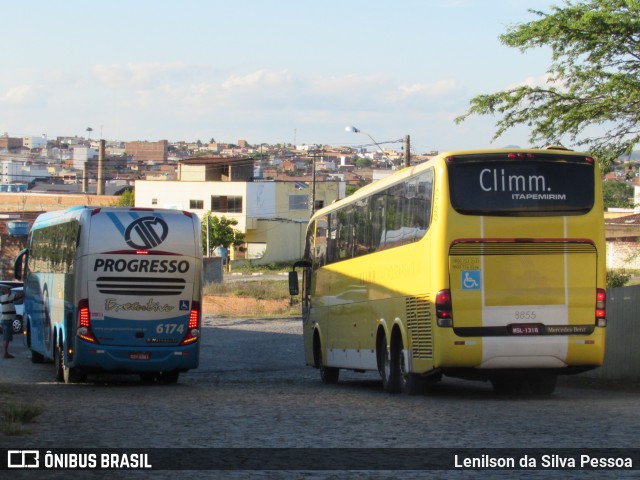 Viação Itapemirim 8855 na cidade de Caruaru, Pernambuco, Brasil, por Lenilson da Silva Pessoa. ID da foto: 10002976.