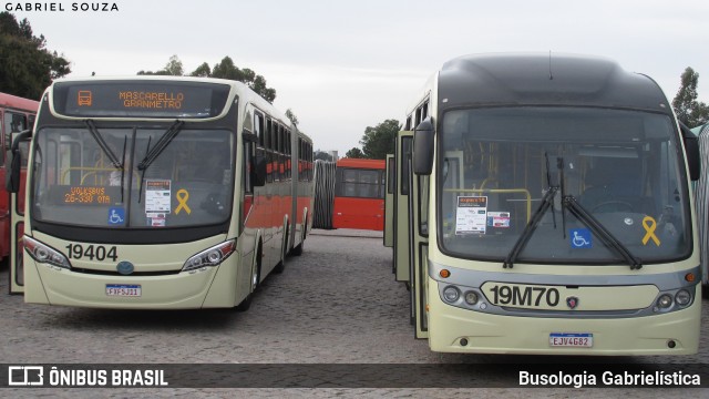 Araucária Transportes Coletivos 19M70 na cidade de Curitiba, Paraná, Brasil, por Busologia Gabrielística. ID da foto: 10001485.