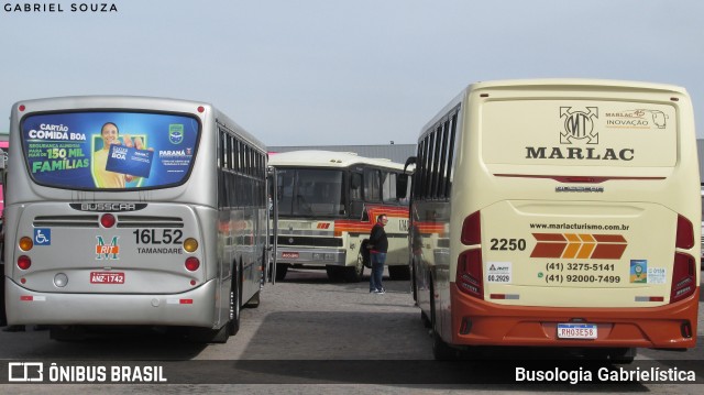 Marlac Turismo 2250 na cidade de Curitiba, Paraná, Brasil, por Busologia Gabrielística. Número da foto: #10001511.