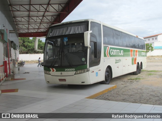 Empresa Gontijo de Transportes 20020 na cidade de Itaobim, Minas Gerais, Brasil, por Rafael Rodrigues Forencio. ID da foto: 10004361.