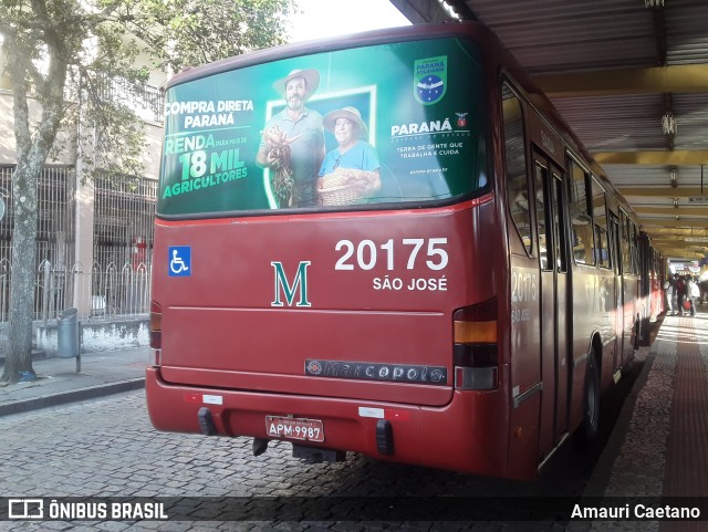 Auto Viação São José dos Pinhais 20175 na cidade de Curitiba, Paraná, Brasil, por Amauri Caetano. Número da foto: #10001810.