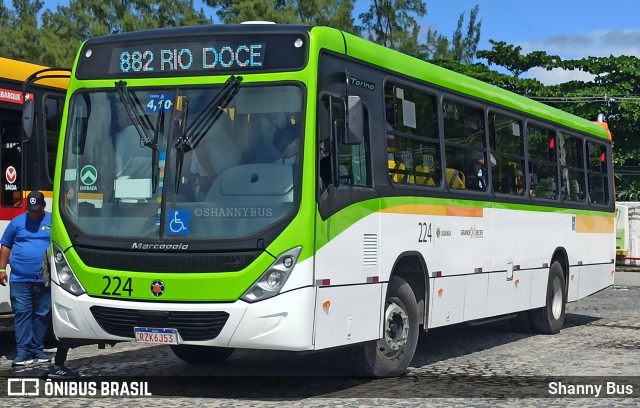 Rodoviária Caxangá 224 na cidade de Pernambuco, Brasil, por Shanny Bus. Número da foto: #10003210.