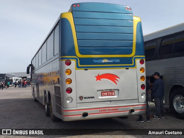 Ônibus Particulares 7719 na cidade de Curitiba, Paraná, Brasil, por Amauri Caetano. Número da foto: #10003421.