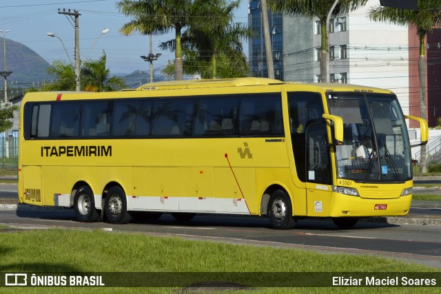 Viação Itapemirim 45501 na cidade de Vitória, Espírito Santo, Brasil, por Eliziar Maciel Soares. ID da foto: 10004550.