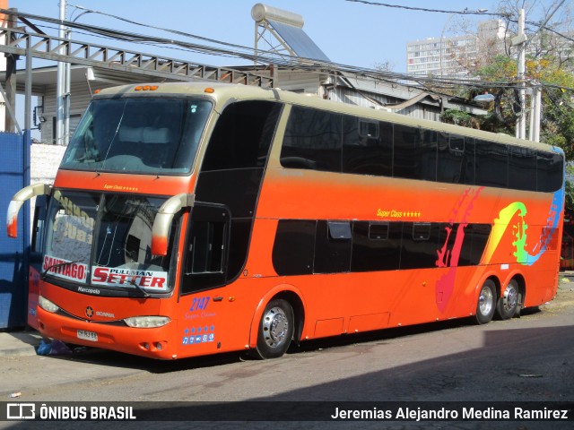 Pullman Setter 2147 na cidade de Santiago, Santiago, Metropolitana de Santiago, Chile, por Jeremias Alejandro Medina Ramirez. Número da foto: #10002756.