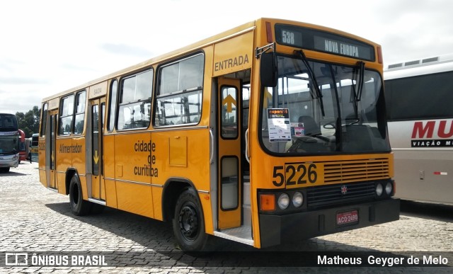 Auto Viação Nossa Sra. do Carmo 5226 na cidade de Curitiba, Paraná, Brasil, por Matheus  Geyger de Melo. ID da foto: 10003301.