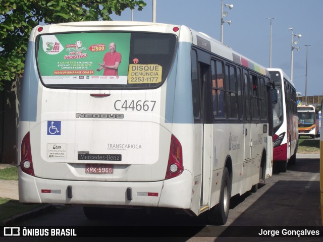Auto Viação Três Amigos C44667 na cidade de Rio de Janeiro, Rio de Janeiro, Brasil, por Jorge Gonçalves. Número da foto: #10002280.