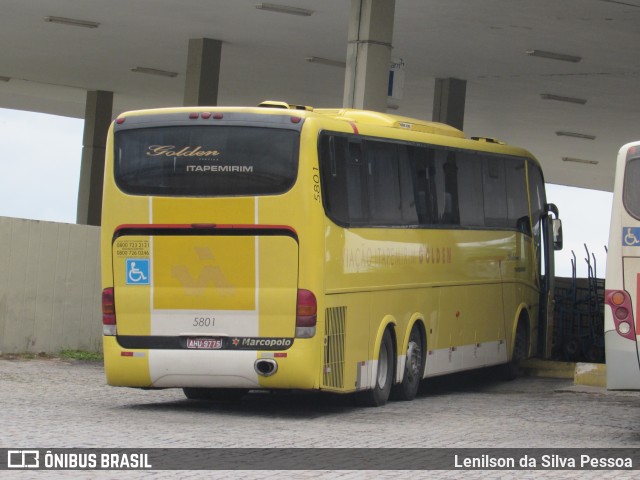 Viação Itapemirim 5801 na cidade de Caruaru, Pernambuco, Brasil, por Lenilson da Silva Pessoa. ID da foto: 10002952.