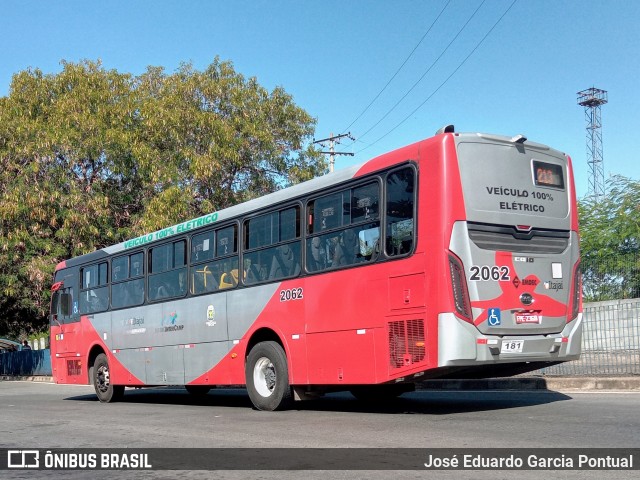 Itajaí Transportes Coletivos 2062 na cidade de Campinas, São Paulo, Brasil, por José Eduardo Garcia Pontual. Número da foto: #10003957.