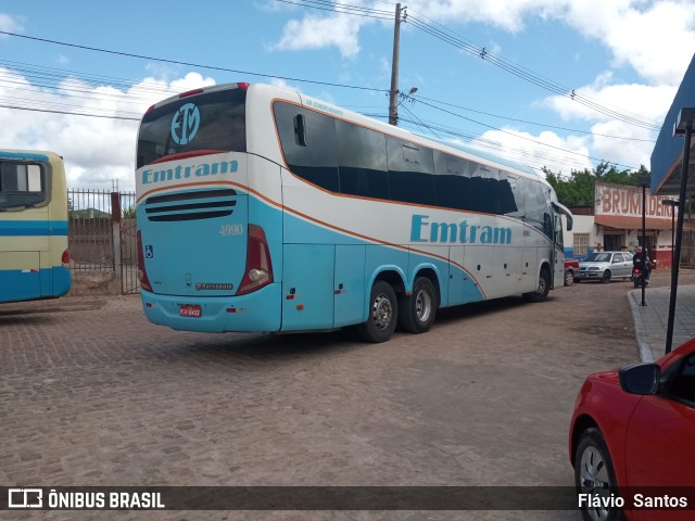 Emtram 4990 na cidade de Barra da Estiva, Bahia, Brasil, por Flávio  Santos. Número da foto: #10002453.