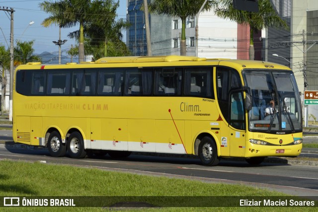 Viação Itapemirim 8821 na cidade de Vitória, Espírito Santo, Brasil, por Eliziar Maciel Soares. ID da foto: 10004510.