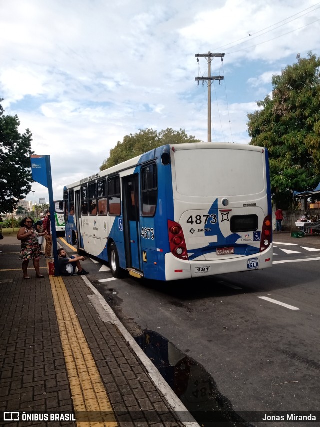 Onicamp Transporte Coletivo 4873 na cidade de Campinas, São Paulo, Brasil, por Jonas Miranda. Número da foto: #10004425.