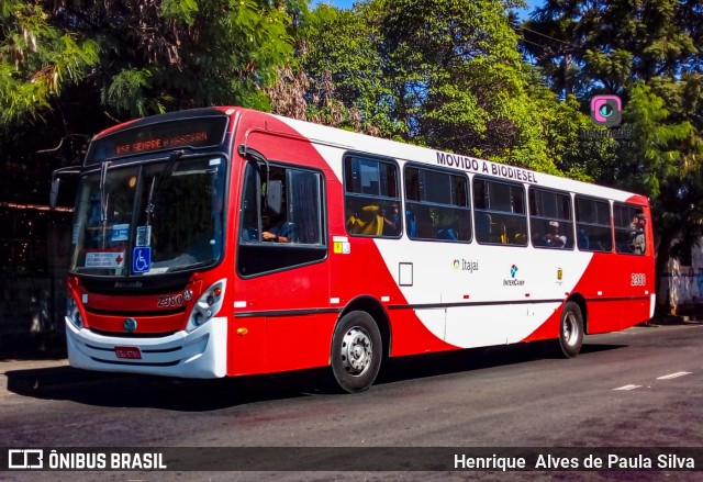 Itajaí Transportes Coletivos 2980 na cidade de Campinas, São Paulo, Brasil, por Henrique Alves de Paula Silva. Número da foto: #10004837.