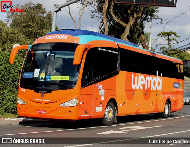 Nova Belga Transportadora Turística 3054 na cidade de Curitiba, Paraná, Brasil, por Luiz Felipe Coelho. ID da foto: 10003090.