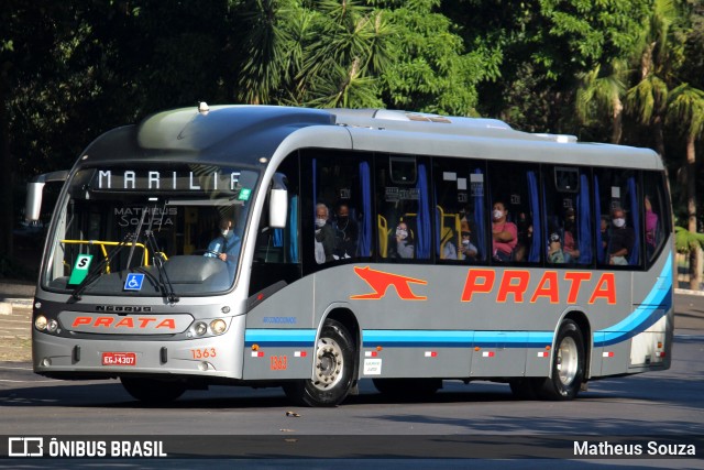 Expresso de Prata 1363 na cidade de Bauru, São Paulo, Brasil, por Matheus Souza. Número da foto: #10004743.