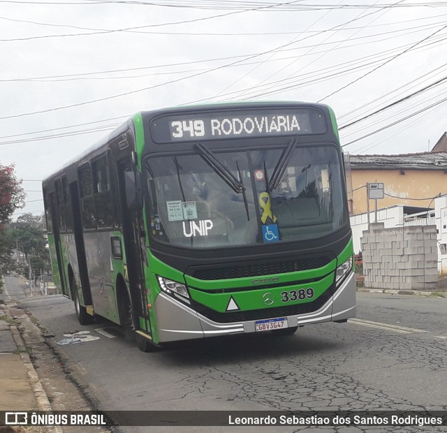 VB Transportes e Turismo 3389 na cidade de Campinas, São Paulo, Brasil, por Leonardo Sebastiao dos Santos Rodrigues. ID da foto: 10003977.